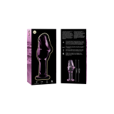Nebula Series By Ibiza - Model 6 Anal Plug Borosilicate Glass Pink