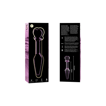Nebula Series By Ibiza - Modelo 7 Plug Cristal Rosa 13.5 Cm - O - 3