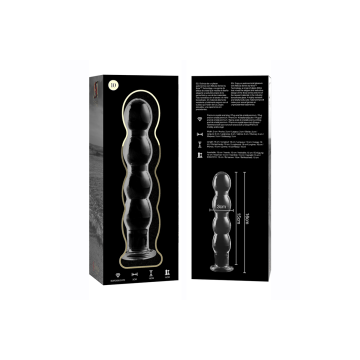 Nebula Series By Ibiza - Modelo 10 Dildo Cristal Transparente 16.5
