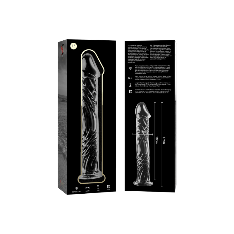 Nebula Series By Ibiza - Modèle 12 Gode En Verre Borosilicate Clair