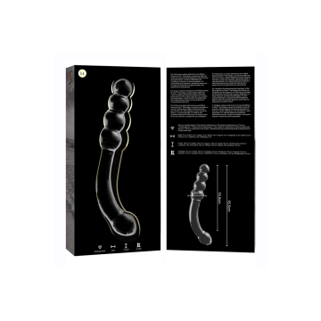 Nebula Series By Ibiza - Modell 14 Dildo Borosilikatglas Klar 18.5