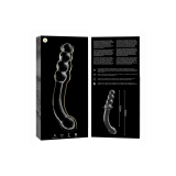 Nebula Series By Ibiza - Model 14 Dildo Borosilicate Glass Clear
