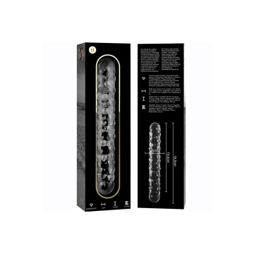 Nebula Series By Ibiza - Model 15 Dildo Borosilicate Glass Clear