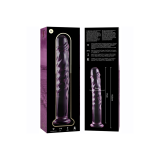 Nebula Series By Ibiza - Modelo 16 Dildo Cristal Rosa 18.5 Cm - O