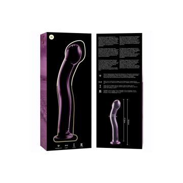 Nebula Series By Ibiza - Model 18 Dildo Borosilicate Glass Pink