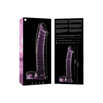 Nebula Series By Ibiza - Modelo 23 Dildo Cristal Rosa 21.5 Cm - O