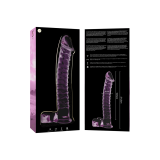 Nebula Series By Ibiza - Modèle 23 Gode En Verre Borosilicate Rose