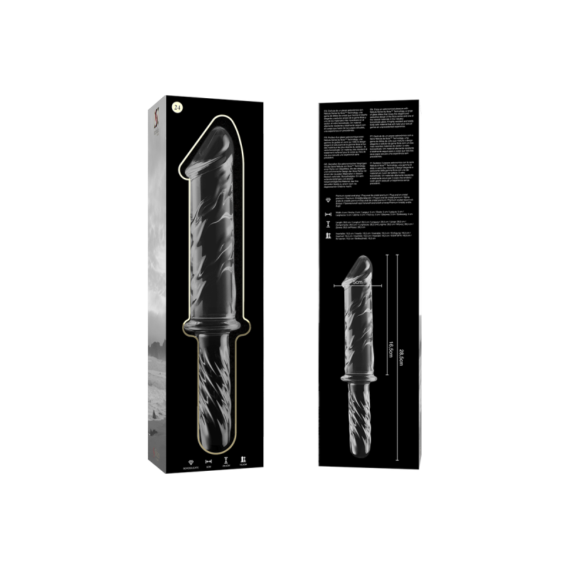 Nebula Series By Ibiza - Modell 24 Dildo Borosilikatglas Klar 28.5