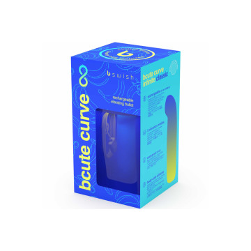 B Swish - Vibrateur Rechargeable En Silicone Bleu Bcute Curve