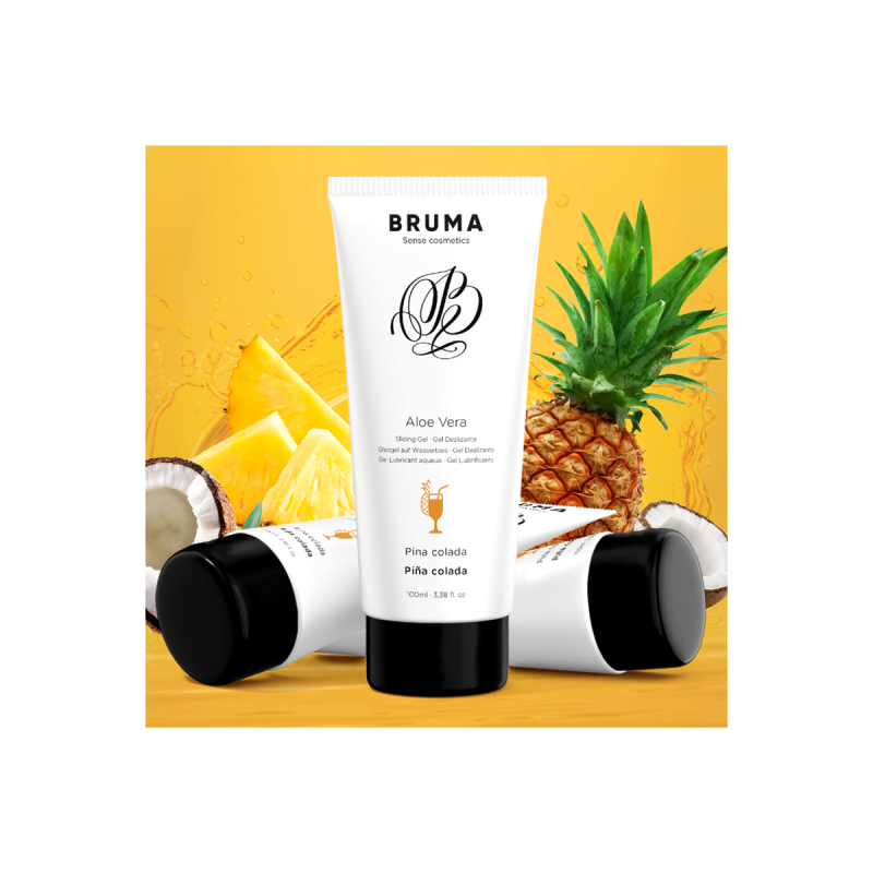 BRUMA - ALOE VERA GLEITGEL PINA COLADA GESCHMACK 100 ML - Mit köstlic…