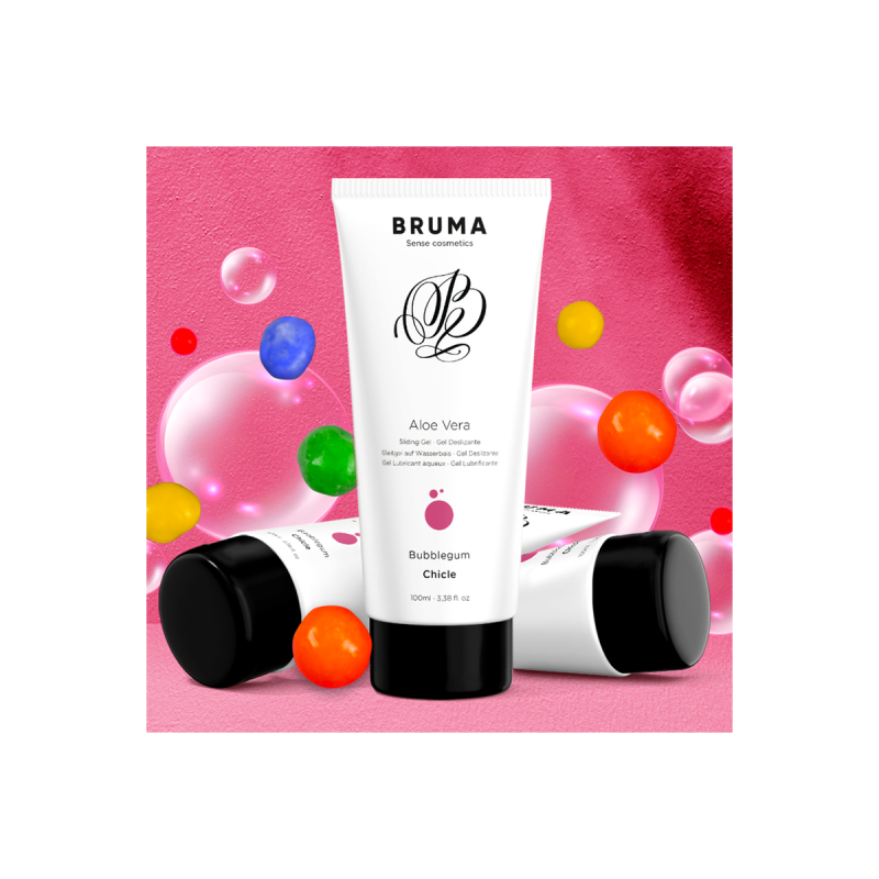 BRUMA - GEL SCORREVOLE ALOE VERA GUSTO BUBBLEGUM 100 ML - Con sapori…