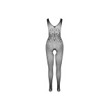 PASSION - BS098 BODYSTOCKING NOIR TAILLE UNIQUE - PASSION WOMAN BODYS…