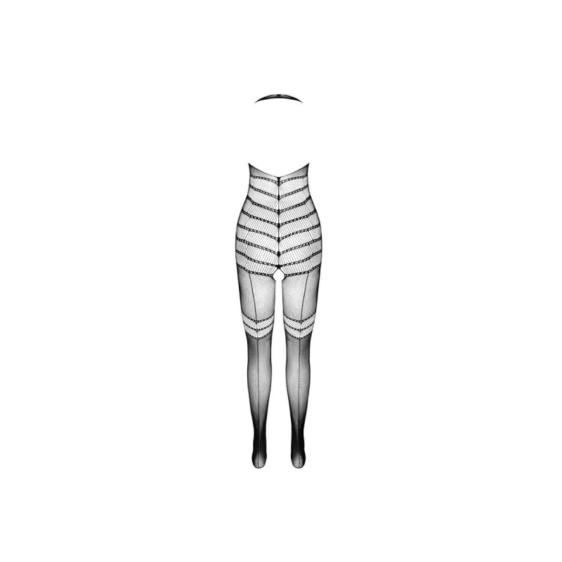 PASSION - BODYSTOCKING BS100 NOIR TAILLE UNIQUE - PASSION WOMAN BODYS…