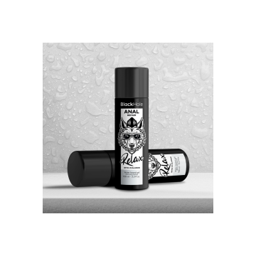 BLACK HOLE - RÉPARATION ANALE RELAX À BASE D'EAU AVEC HYALURON 100 ML