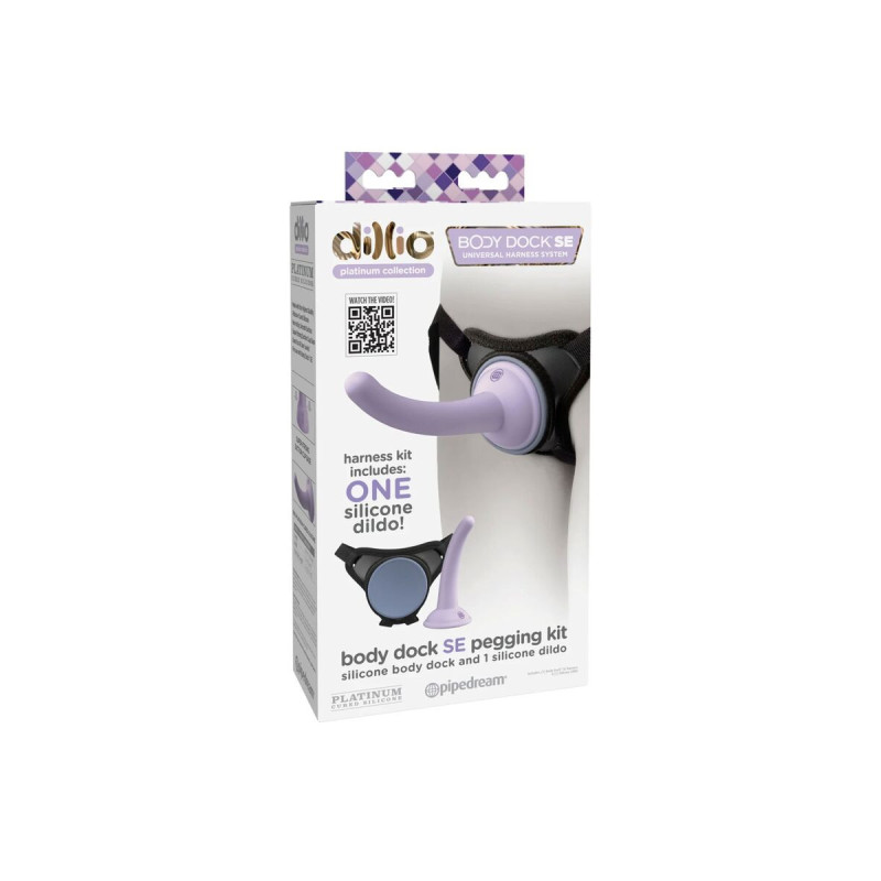 Dillio - Arnés Body Dock Violeta | Vybes.it