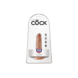 KING COCK - PENE REALISTICO 12 CM CARAMEL - Dildo strapon