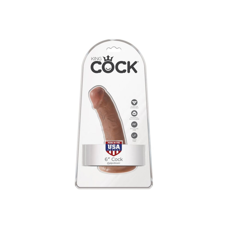 King Cock - Pénis Réaliste 15 Cm Caramel | Vybes.it