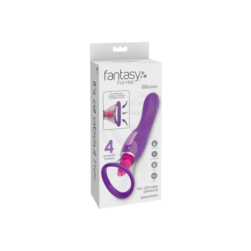 Fantasy For Her - Succionador Clitoris Lengua Estimuladora Violeta