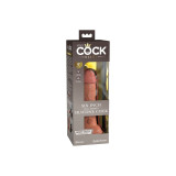 King Cock - Elite Dildo Realistico In Silicone 15.2 Cm Caramel |