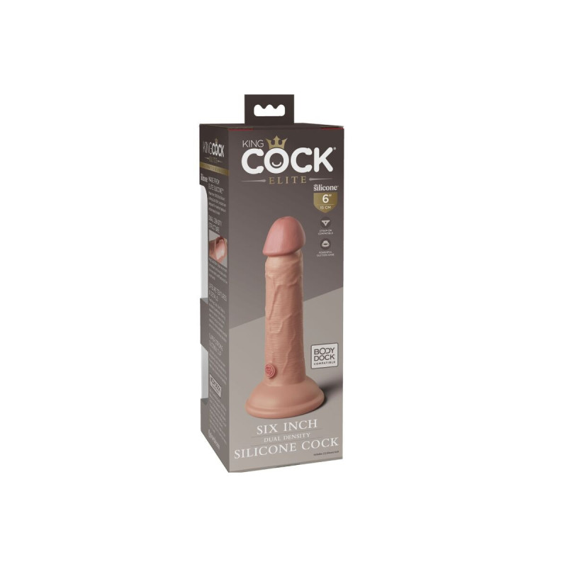 King Cock - Elite Realistischer Silikondildo 15.2 Cm | Vybes.it