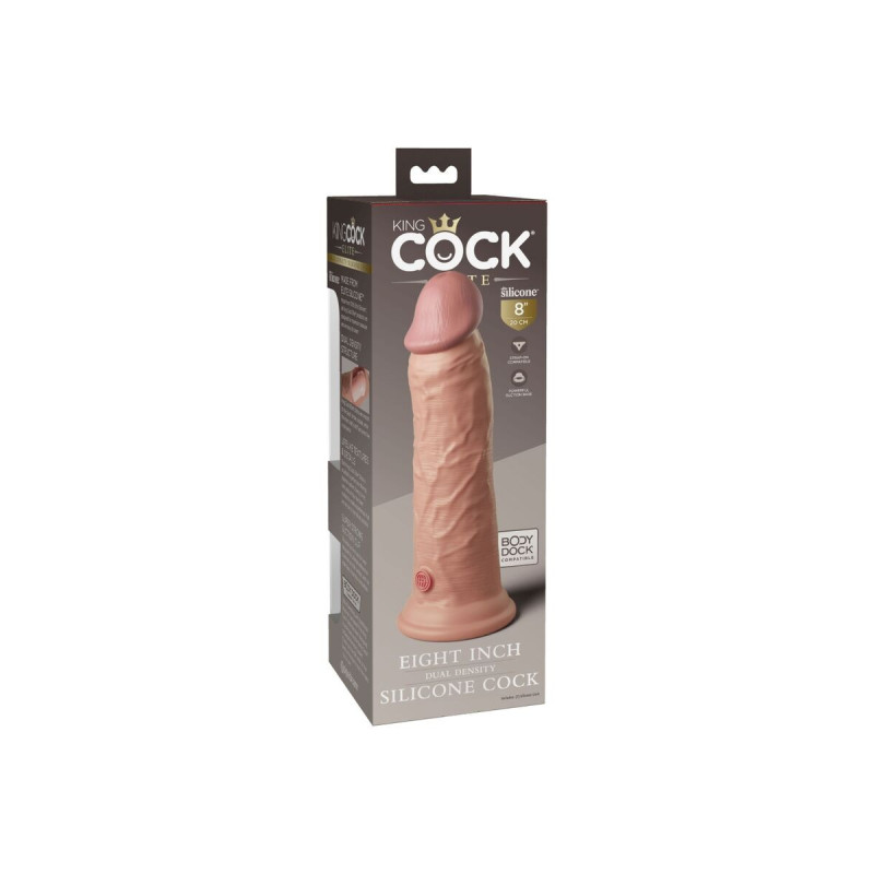 King Cock - Elite Gode Réaliste En Silicone 20.3 Cm | Vybes.it