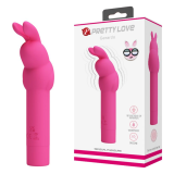 PRETTY LOVE - GERARDO VIBRADOR DE SILICONA CONEJO FUSCHIA