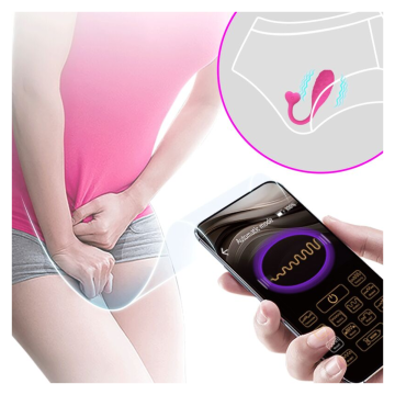 PRETTY LOVE - FISHERMAN HUEVO VIBRADOR ROSA CONTROLADO POR APP