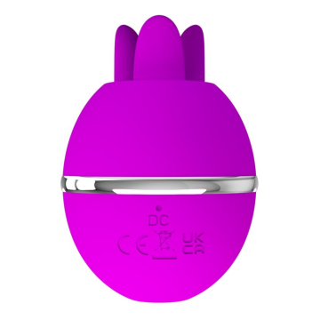 PRETTY LOVE - GEMINI BALL VIBRADOR DE SILICONA REDONDO MORADO
