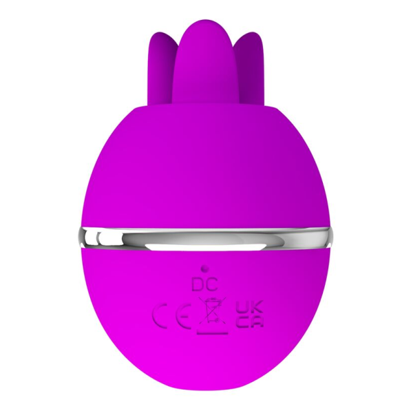 PRETTY LOVE - GEMINI BALL VIBRADOR DE SILICONA REDONDO MORADO