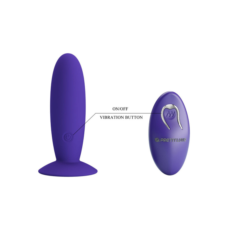 Pretty Love - Vibrateur Anal Youth Plug Télécommande Violet |