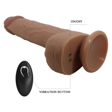 PRETTY LOVE - TOMMY DILDO REALISTA VIBRADOR 22.5 CM
