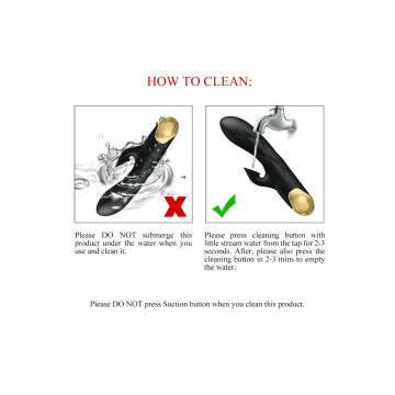 Pretty Love - Vibrateur De Luxe Rechargeable Noir Plaqué Or |