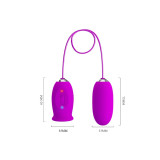 Pretty Love - Daisy Huevo Dual Vibrador Recargable Morado | Vybes.it