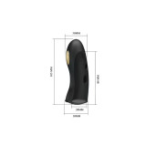 Pretty Love - Marico Funda De Dedo Electro - Estumilador Negro |