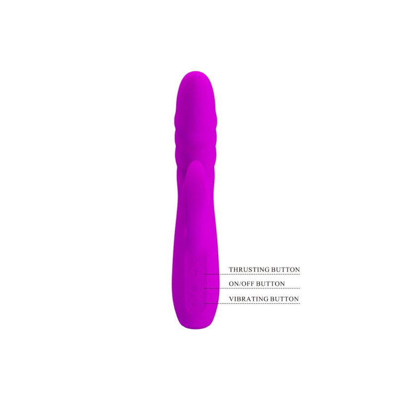 Pretty Love - Melanie Vibrador Conejo Recargable Morado | Vybes.it