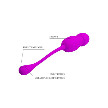 Pretty Love - Callie Huevo Vibrador Recargable Morado | Vybes.it