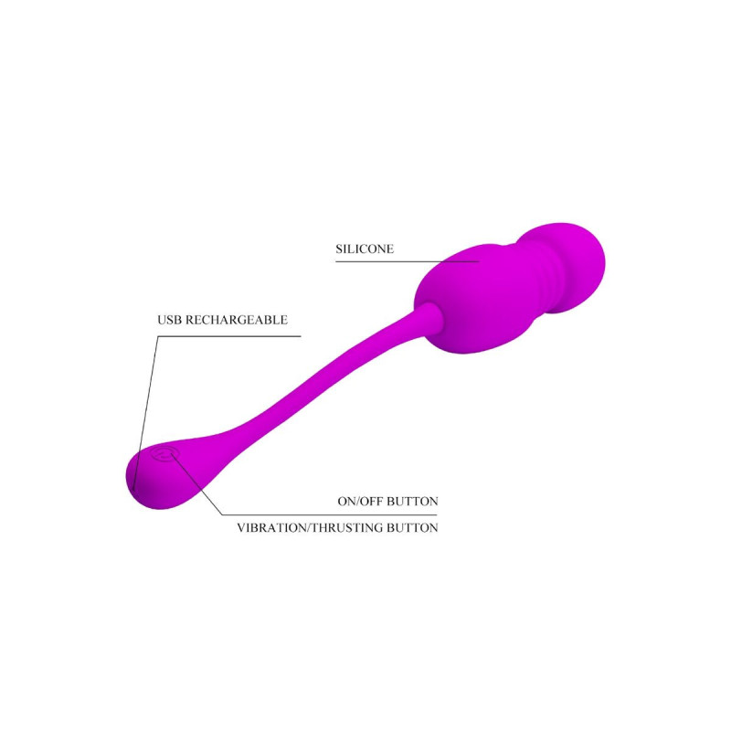 Pretty Love - Callie Huevo Vibrador Recargable Morado | Vybes.it
