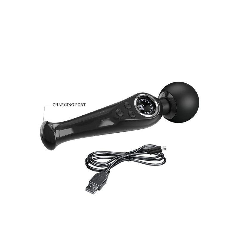 Pretty Love - Skyler Vibrador Wand Negro | Vybes.it