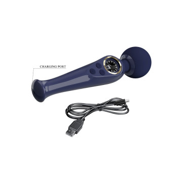 Pretty Love - Skyler Vibrador Wand Azul | Vybes.it