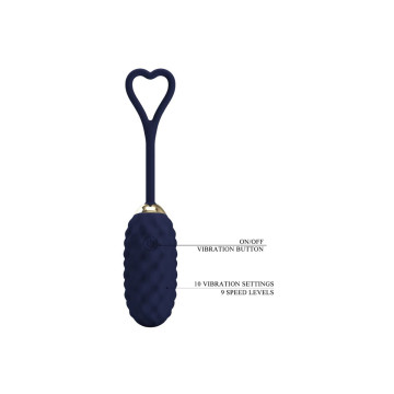 Pretty Love - Vivian Huevo Vibrador Control Remoto Azul | Vybes.it