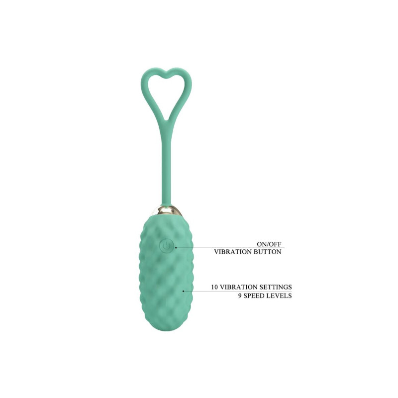 Pretty Love - Vivian Huevo Vibrador Control Remoto Verde | Vybes.it