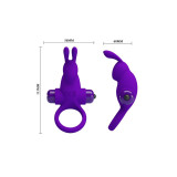 Pretty Love - Vibratorring I Kaninchen Für Lila Penis | Vybes.it