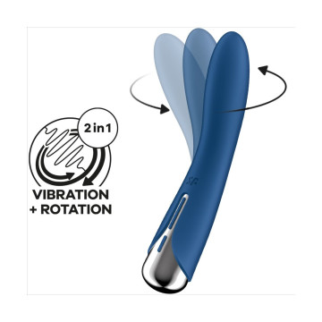 Satisfyer - Spinning Vibe 1 Vibrador Rotador G - Spot Azul |