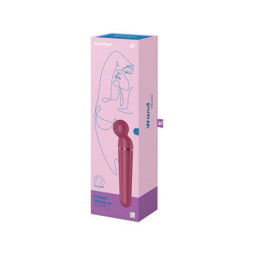 Satisfyer - Planet Wand - Er Masajeador Vibrador Berry | Vybes.it