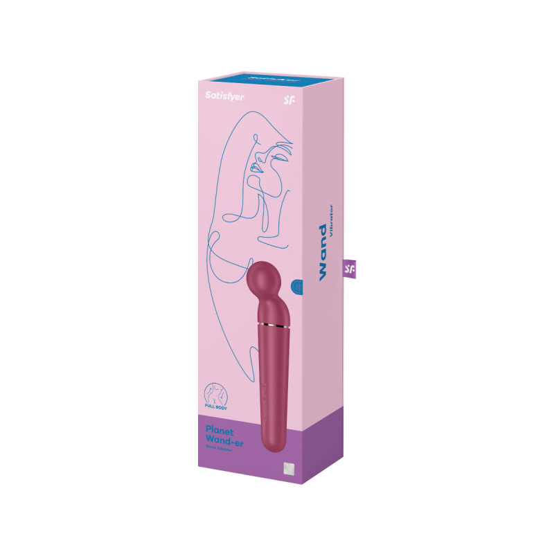 Satisfyer - Planet Wand - Er Masajeador Vibrador Berry | Vybes.it