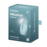 SATISFYER - MISSION CONTROL AZUL VIBRADOR PEQUEÑO DE DOBLE IMPULSO