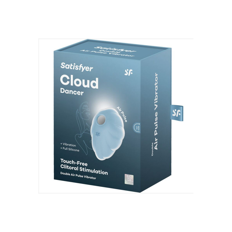 Satisfyer - Cloud Dancer Azul Vibrador Air Pulse | Vybes.it