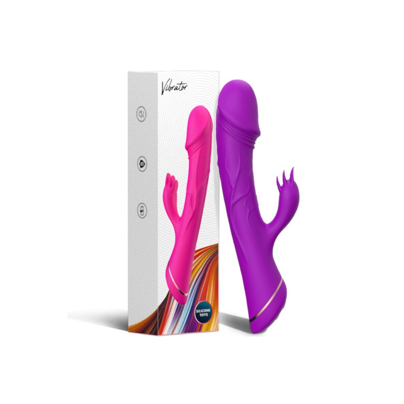 Armony - Dildo Vibrador Rabbit Silicona Violeta | Vybes.it