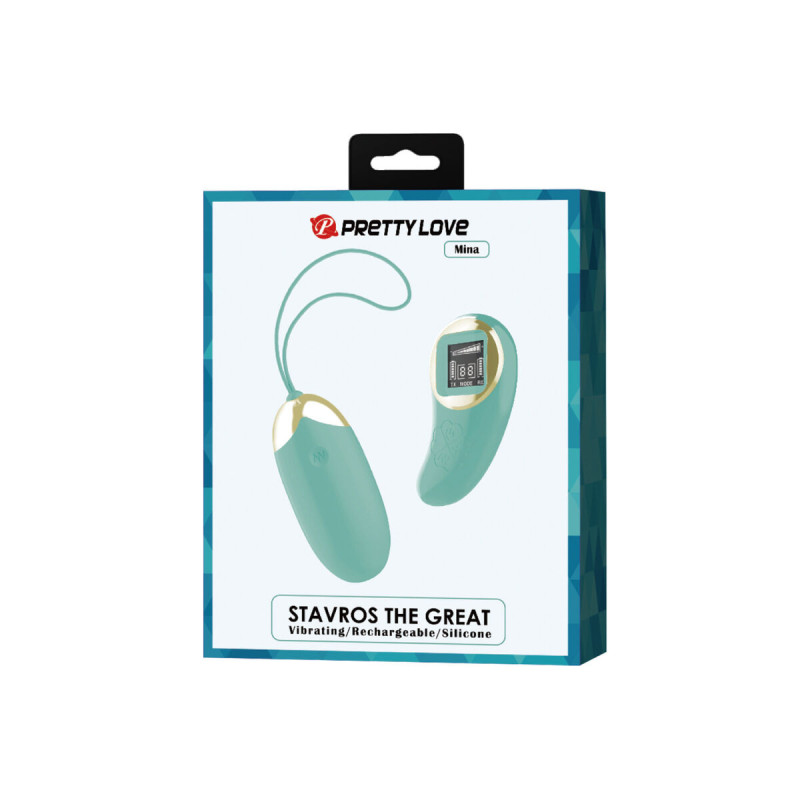 Pretty Love - Mine Doeufs Vibrants Télécommande Verte | Vybes.it