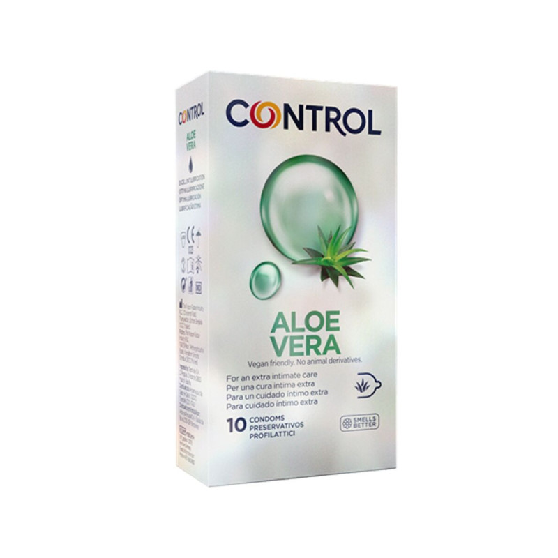 CONTROL - PRÉSERVATIFS À L'ALOE VERA 10 UNITÉS - CONTROL CONDOMS - Sa…